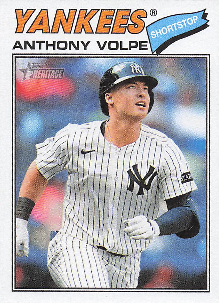 2026 Topps Heritage Baseball Anthony Volpe #297