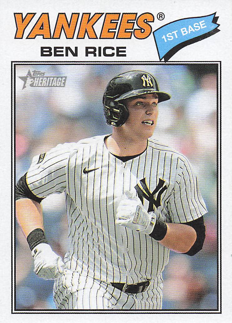 2026 Topps Heritage Baseball Ben Rice #189