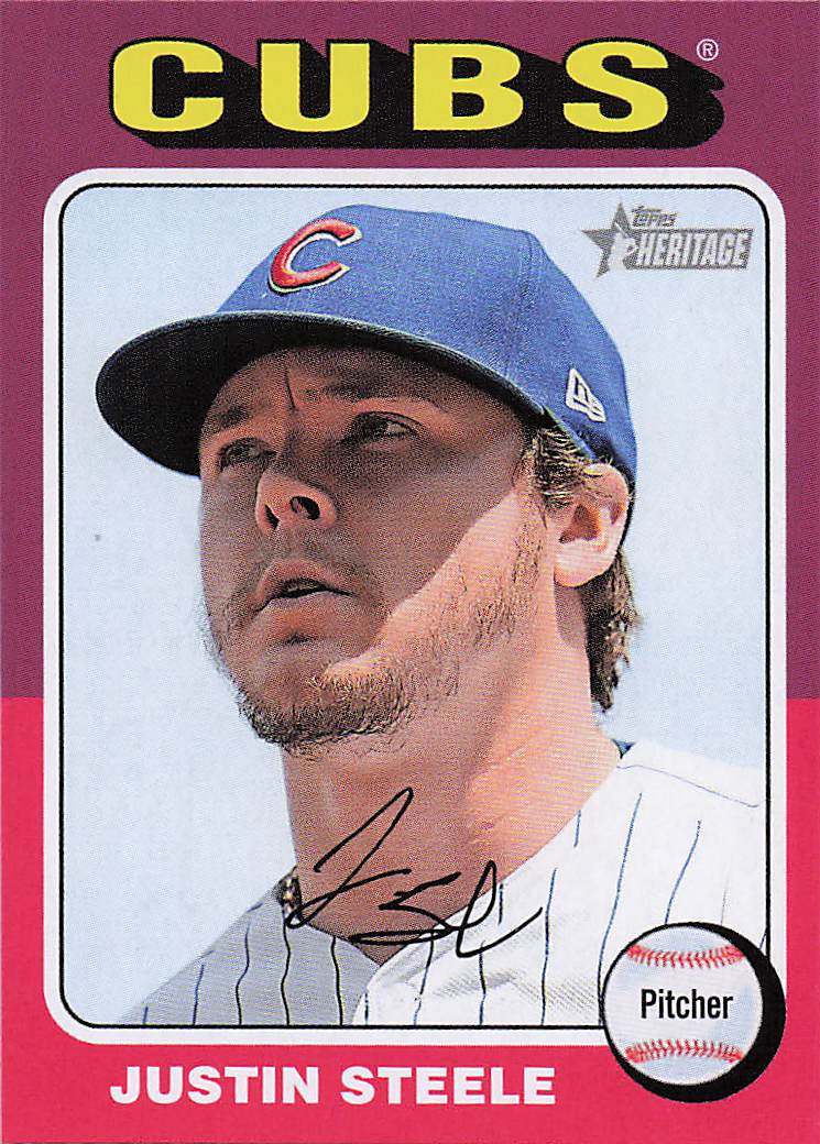 2024 Topps Heritage Baseball Justin Steele #278