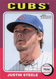 2024 Topps Heritage Baseball Justin Steele #278
