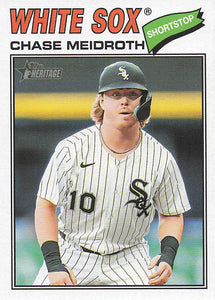 2026 Topps Heritage Baseball Chase Meidroth #298