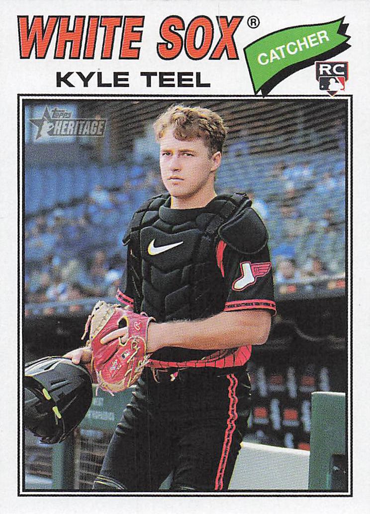 2026 Topps Heritage Baseball Kyle Teel #182 Rookie