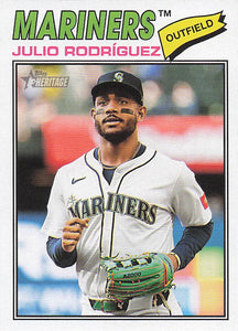 2026 Topps Heritage Baseball Julio Rodríguez #240