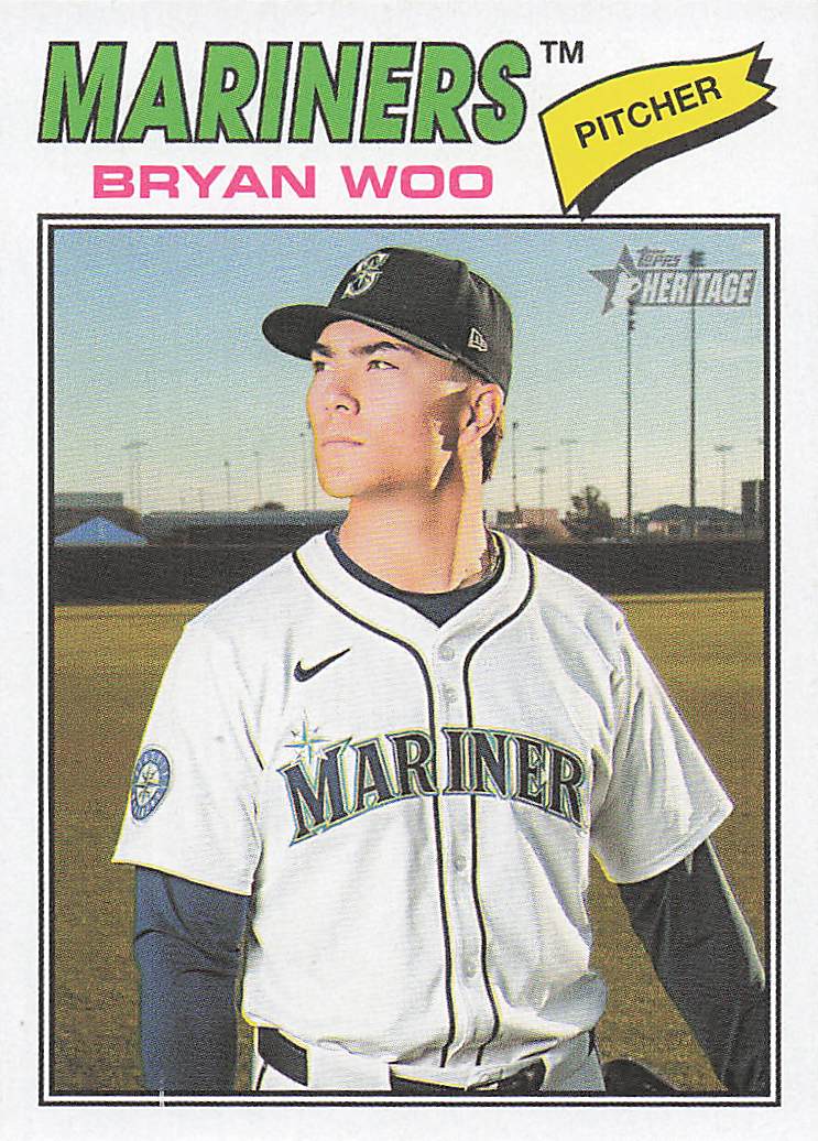 2026 Topps Heritage Baseball Bryan Woo #99