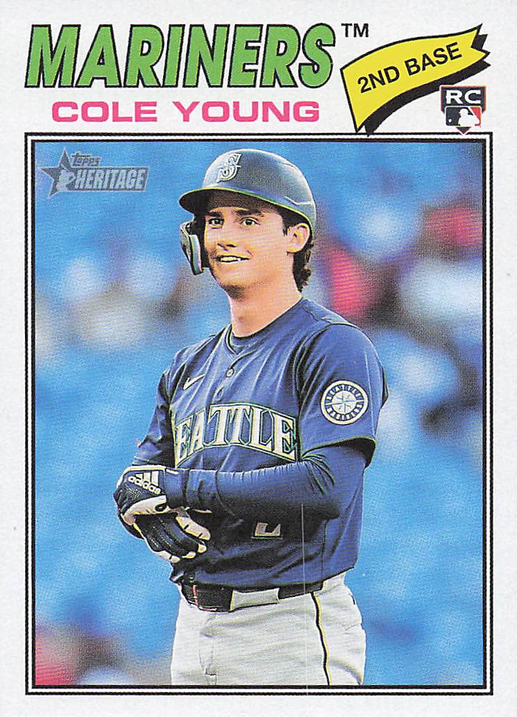 2026 Topps Heritage Baseball Cole Young #142 Rookie