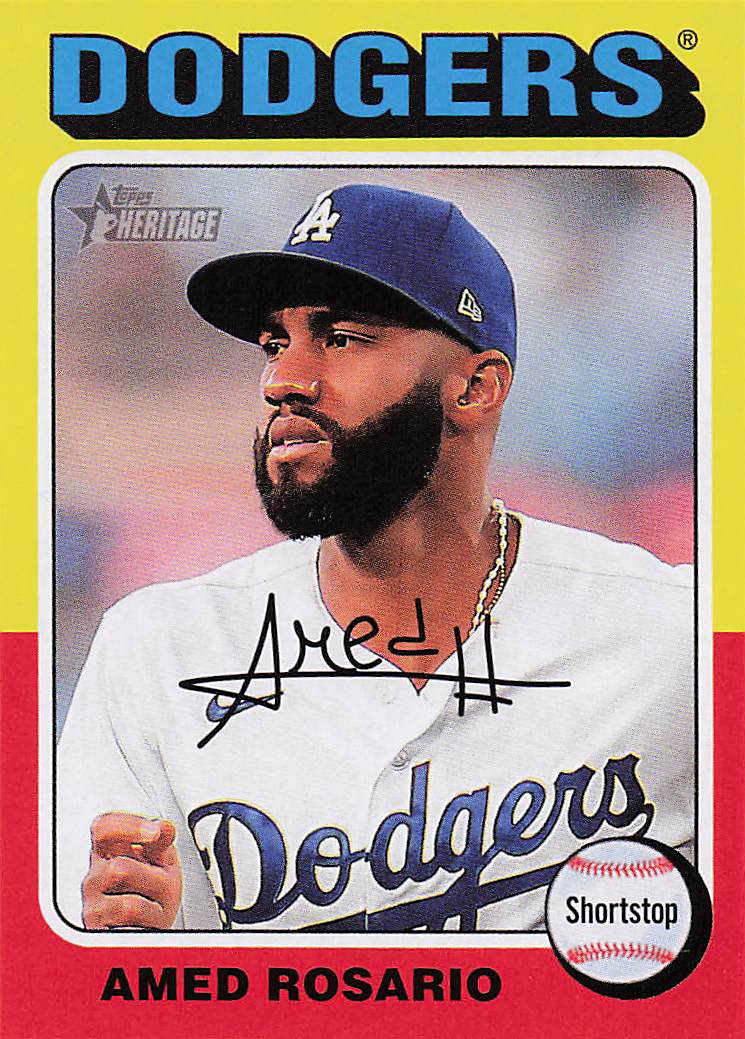 2024 Topps Heritage Baseball Amed Rosario #377