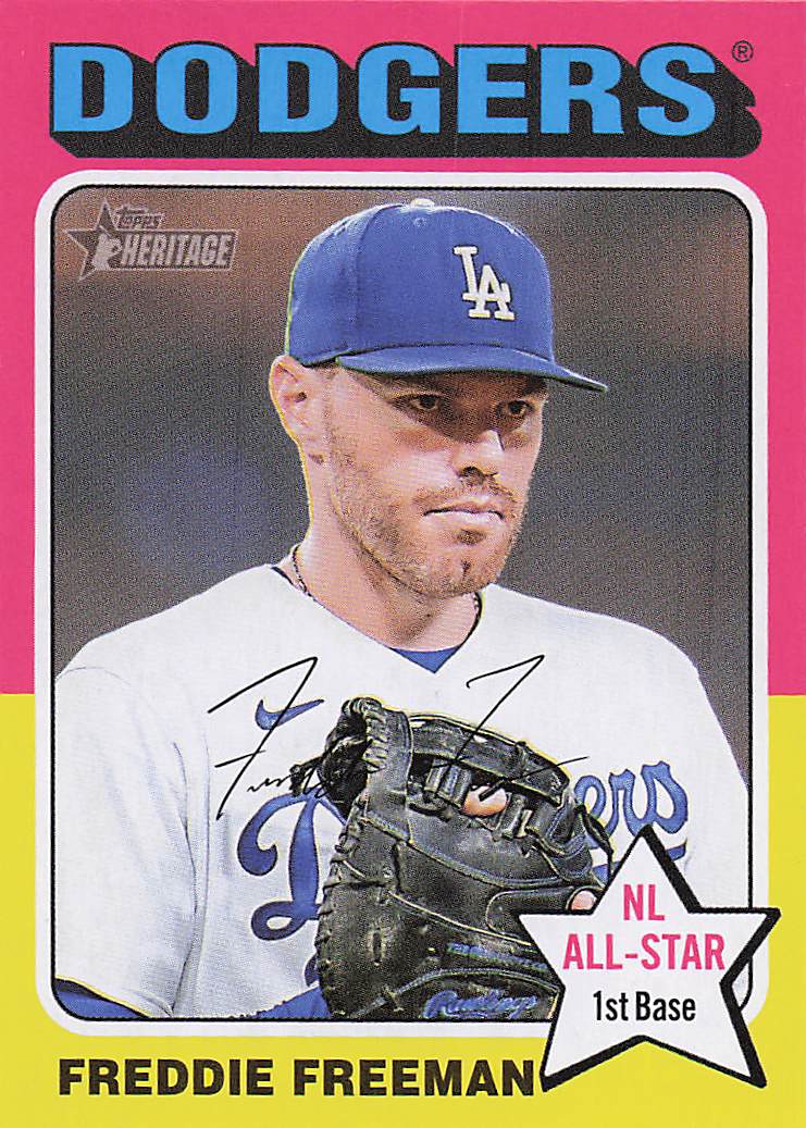 2024 Topps Heritage Baseball Freddie Freeman #248