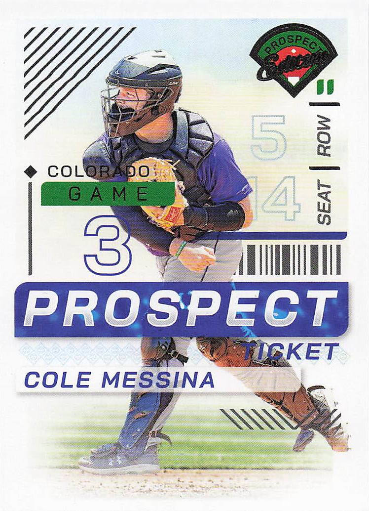 2024 Panini Prospect Edition Baseball Cole Messina #95