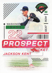 2024 Panini Prospect Edition Baseball Jackson Kent #168