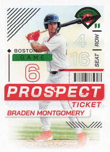 2024 Panini Prospect Edition Baseball Braden Montgomery #38