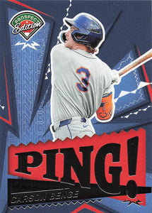 2024 Panini Prospect Edition Baseball Ping! Carson Benge #24
