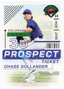 2024 Panini Prospect Edition Baseball Chase Dollander #24