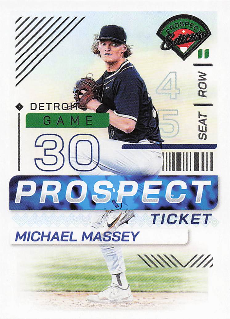 2024 Panini Prospect Edition Baseball Michael Massey #50
