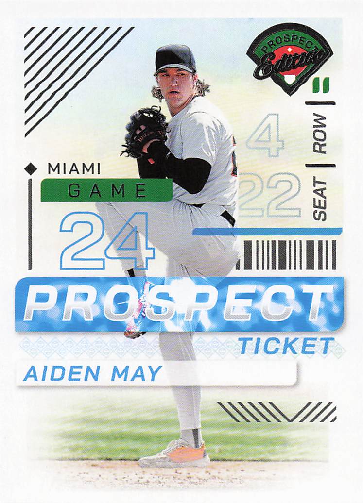 2024 Panini Prospect Edition Baseball Aiden May #8
