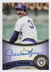 2025 Topps Archives 2011 Topps Fan Favorites Autographs Rollie Fingers #11FFA-RF