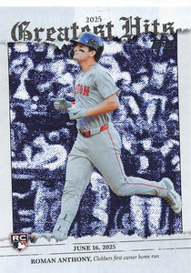 2026 Topps Baseball 2025 Greatest Hits Roman Anthony #GH-26