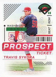 2024 Panini Prospect Edition Baseball Travis Sykora #91