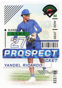 2024 Panini Prospect Edition Baseball Yandel Ricardo #131