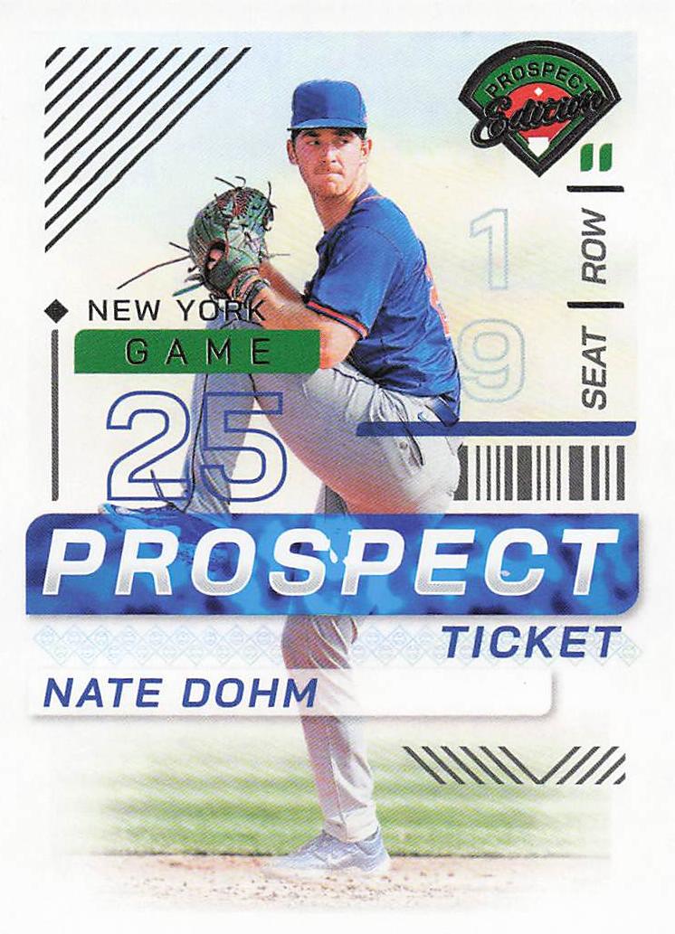 2024 Panini Prospect Edition Baseball Nate Dohm #155