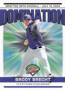 2024 Panini Prospect Edition Baseball Domination Brody Brecht #7