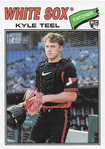 2026 Topps Heritage Baseball Kyle Teel #182 Rookie