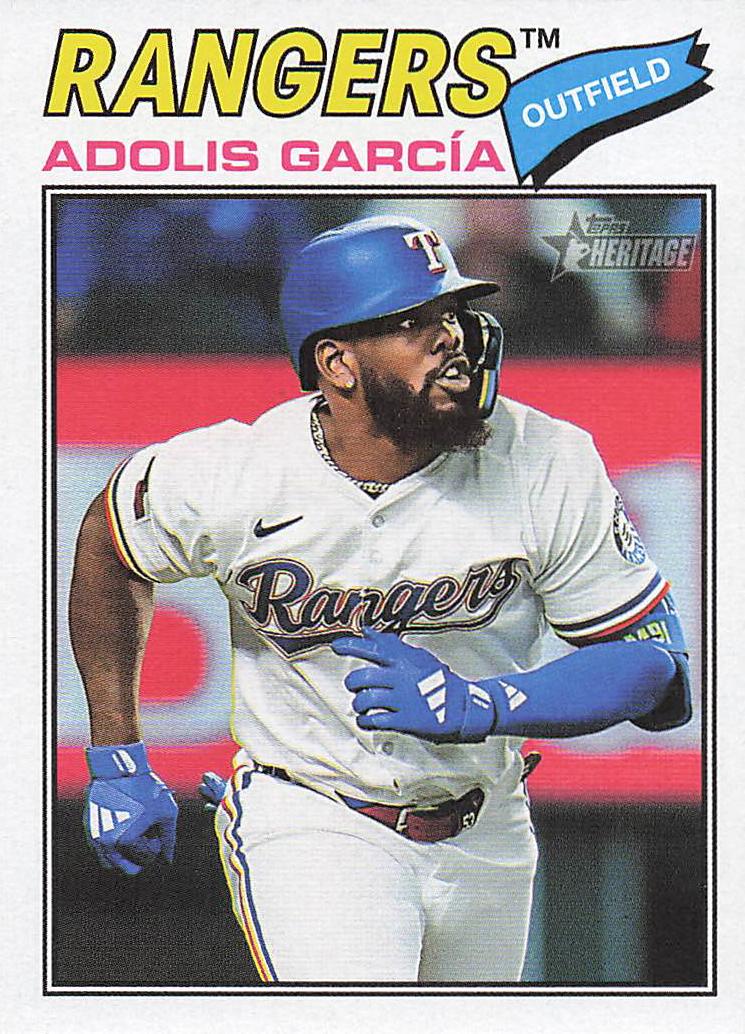 2026 Topps Heritage Baseball Adolis García #384