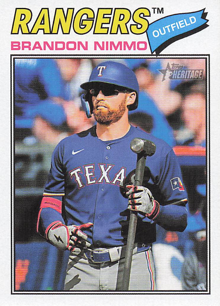 2026 Topps Heritage Baseball Brandon Nimmo #119