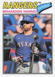 2026 Topps Heritage Baseball Brandon Nimmo #119
