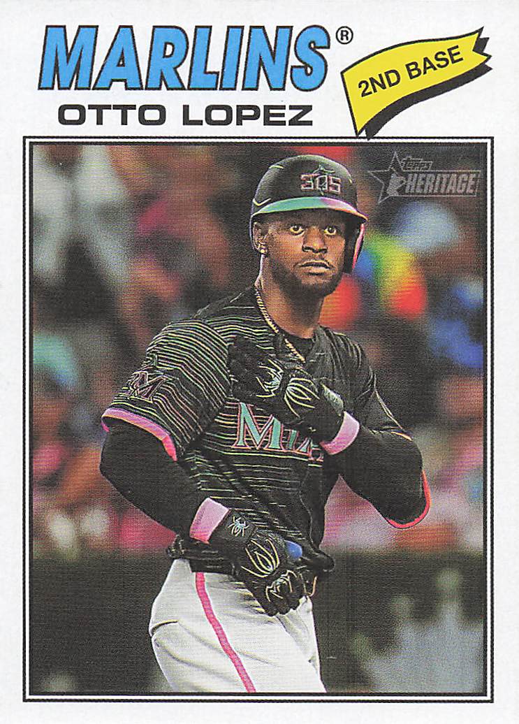 2026 Topps Heritage Baseball Otto Lopez #345