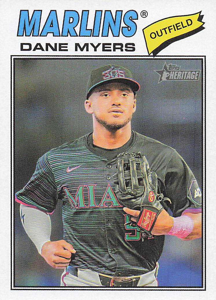 2026 Topps Heritage Baseball Dane Myers #75