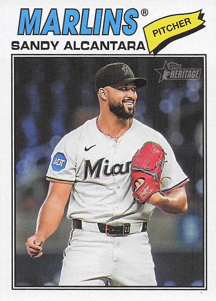 2026 Topps Heritage Baseball Sandy Alcantara #76
