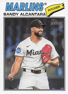 2026 Topps Heritage Baseball Sandy Alcantara #76