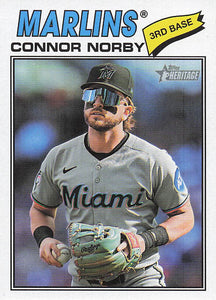 2026 Topps Heritage Baseball Connor Norby #30