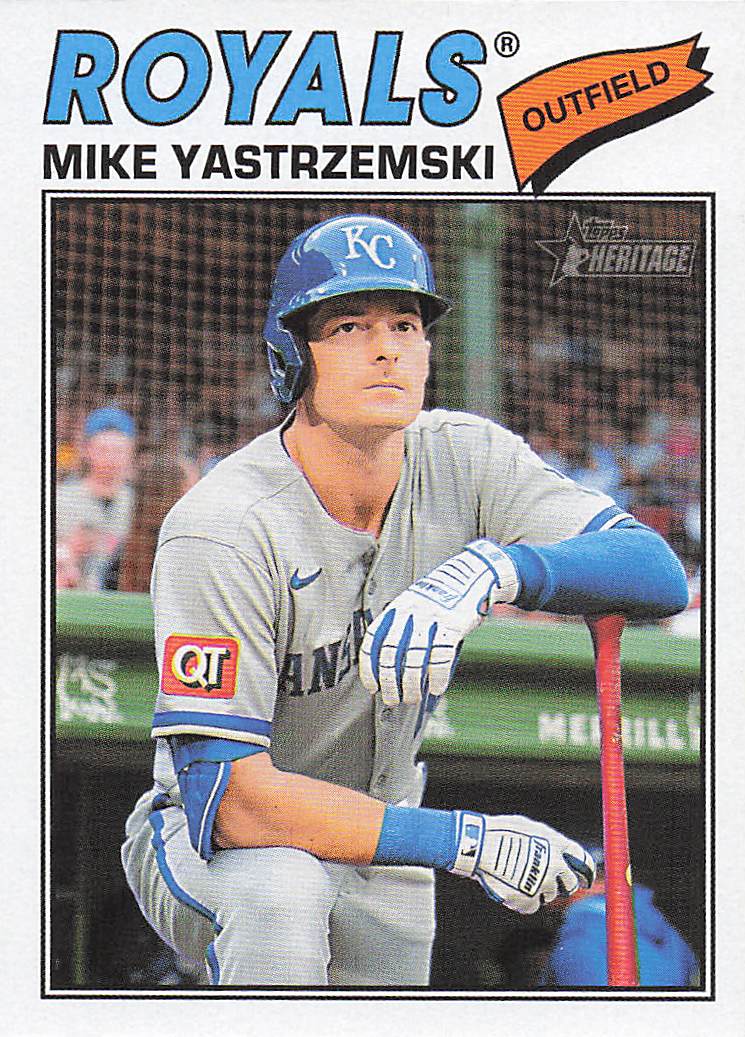 2026 Topps Heritage Baseball Mike Yastrzemski #63
