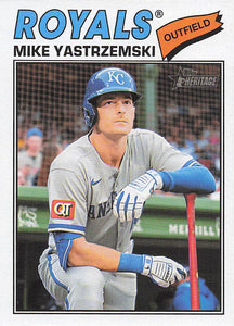 2026 Topps Heritage Baseball Mike Yastrzemski #63