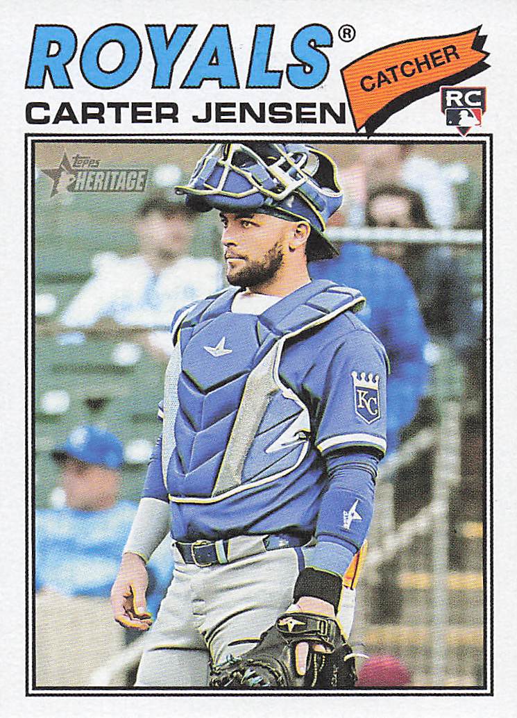 2026 Topps Heritage Baseball Carter Jensen #199 Rookie
