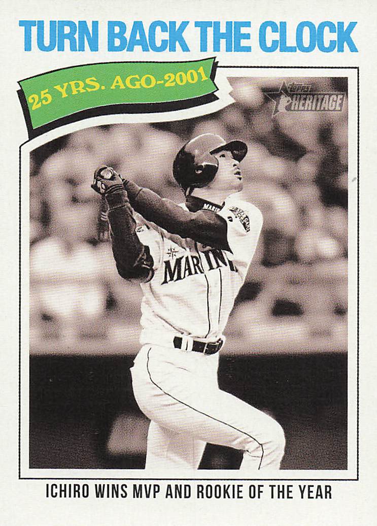 2026 Topps Heritage Baseball Ichiro #337
