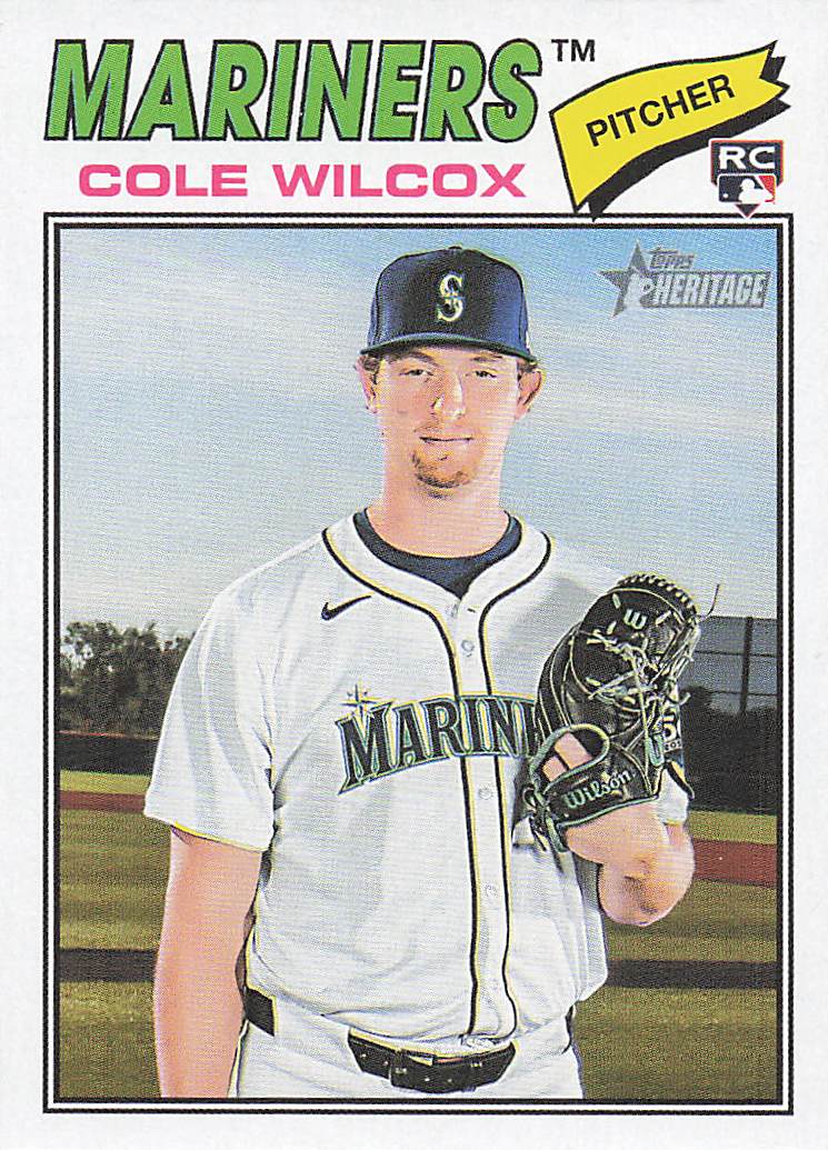 2026 Topps Heritage Baseball Cole Wilcox #155 Rookie