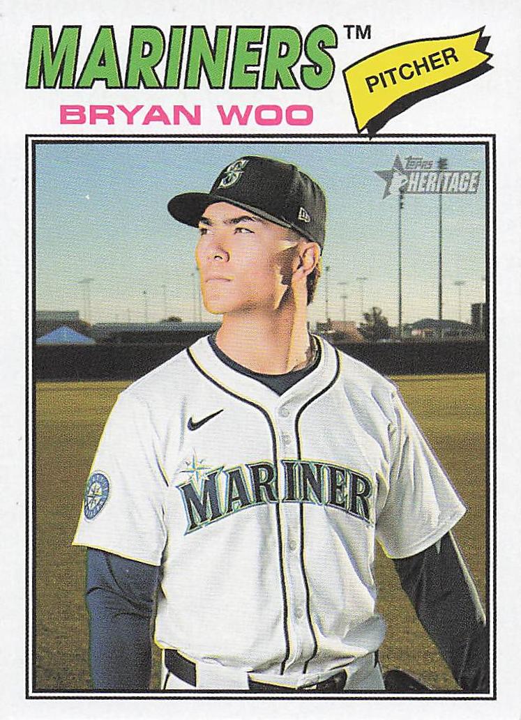 2026 Topps Heritage Baseball Bryan Woo #99