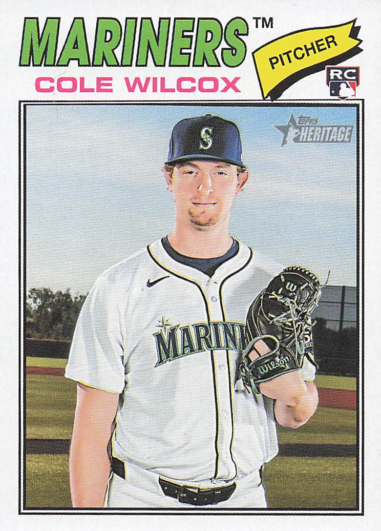 2026 Topps Heritage Baseball Cole Wilcox #155 Rookie