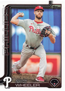 2025 Topps Baseball Zack Wheeler #218