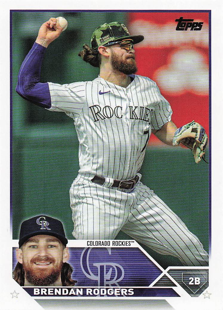 2023 Topps Baseball Brendan Rodgers #287