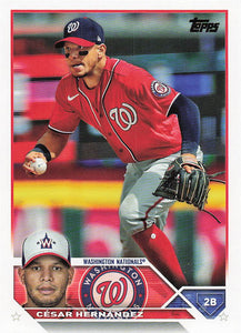 2023 Topps Baseball Cesar Hernandez #244