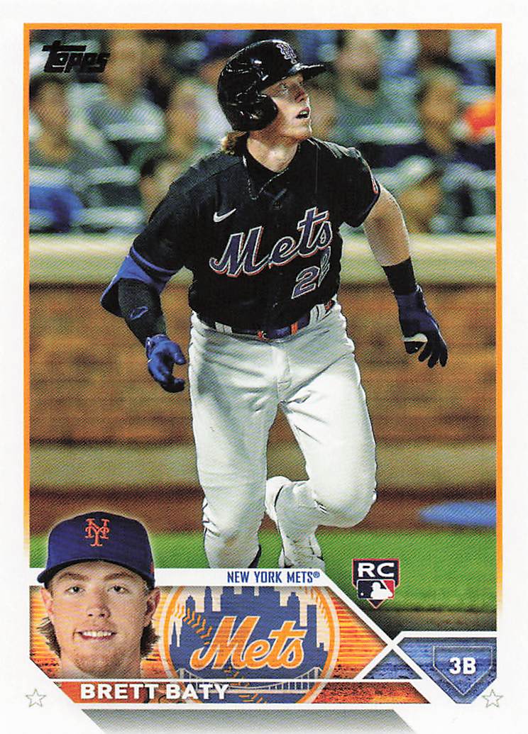 2023 Topps Baseball Brett Baty #89 Rookie