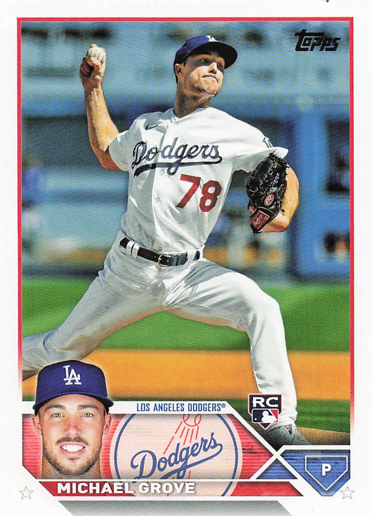 2023 Topps Baseball Michael Grove #15 Rookie