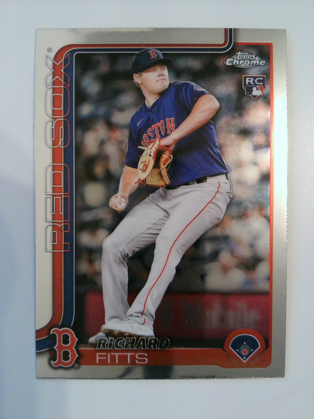 2025 Topps Chrome Baseball Richard Fitts #72 Rookie