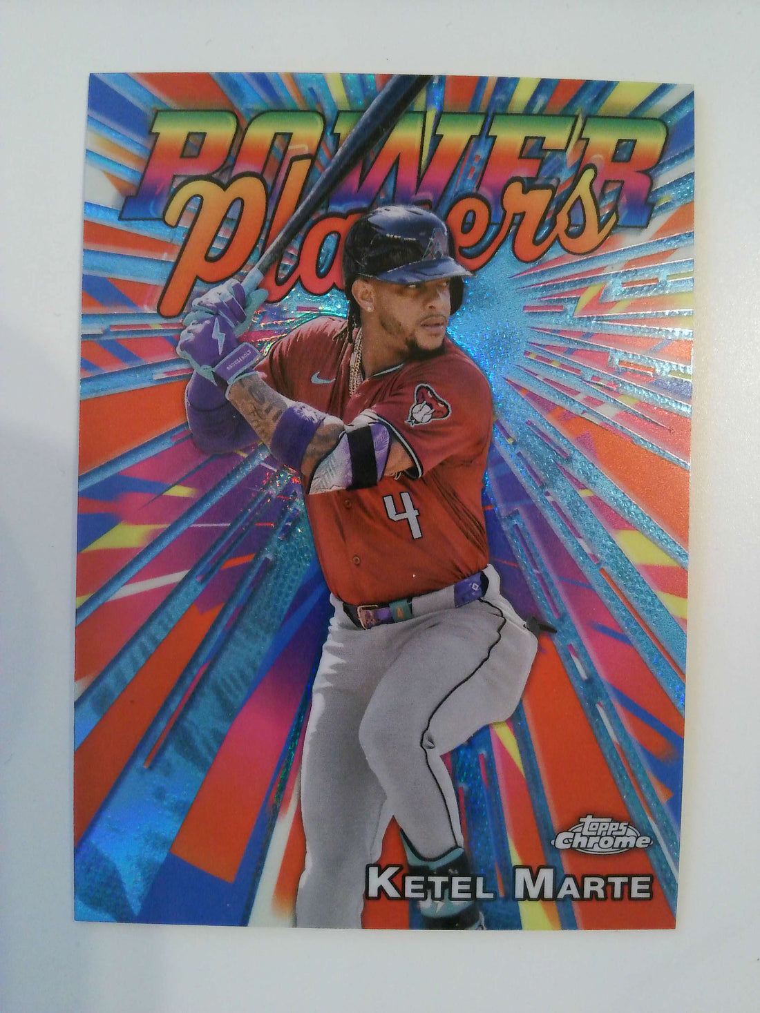 2025 Topps Chrome Baseball Power Players Ketel Marte #PP-4