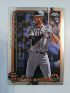 2025 Topps Chrome Baseball Grant McCray #116 Rookie