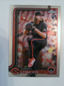 2025 Topps Chrome Baseball Rhett Lowder #147 Rookie