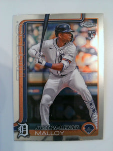 2025 Topps Chrome Baseball Justyn-Henry Malloy #224 Rookie